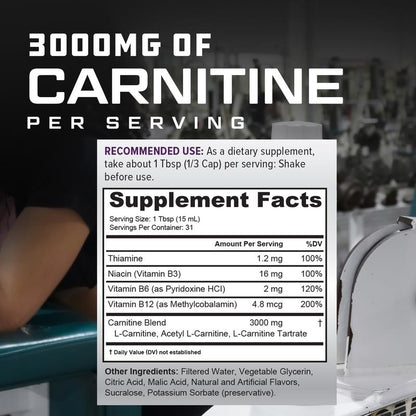Suplemento líquido de carnitina